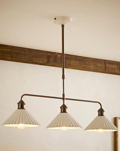New In - Burford Ribbed Drop Ceiling Light