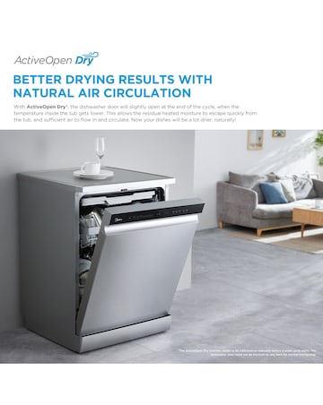 Midea Dishwasher - White + Installation