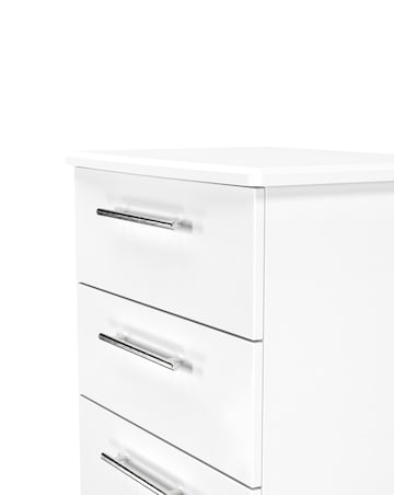 Osprey Ready Assembled 4 Drawer Midi Chest - Kids
