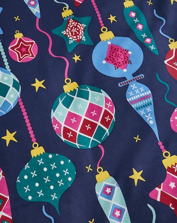 Festive Baubles Cotton Blend Duvet Cover Set