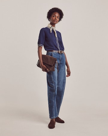 Anthology Navy Short Sleeve Cardigan