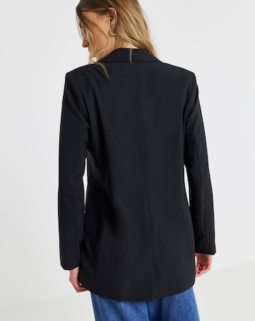 Black Single Breasted Blazer