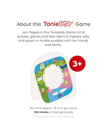 Tonies Play Date with Peppa Pig (Tonieplay Game Set)