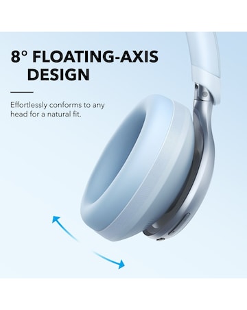 Soundcore Space One Noise Cancelling Over-Ear Headphones - Blue
