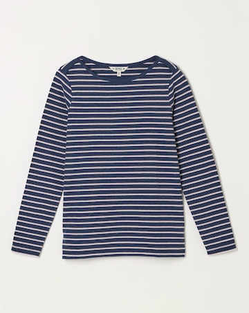 Fatface Breton Lurex Top