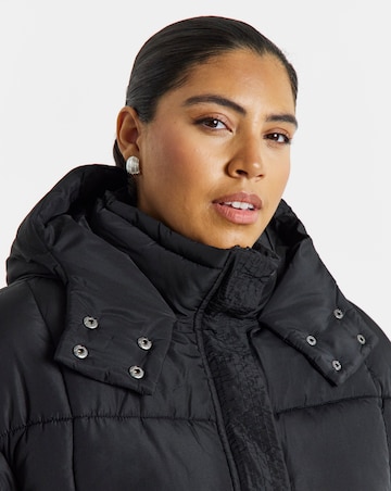 Black Padded Short Coat