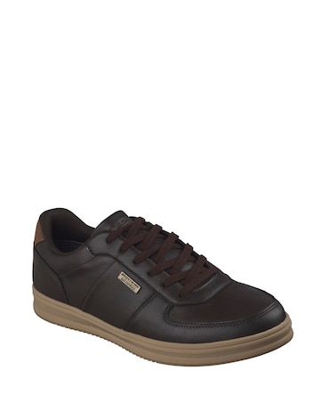 Skechers Palmiro Monty Trainer Shoe - Chocolate