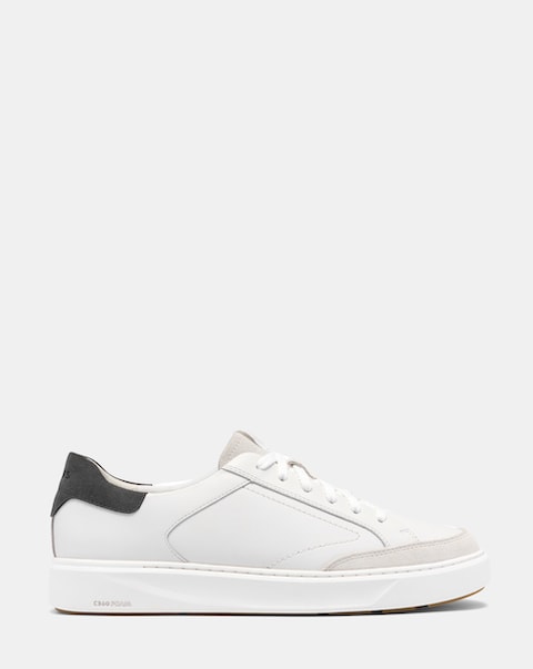 Clarks Code C Tie Leather Shoe - White