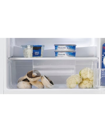 Candy CCH1S513EWK-1 135cm Static Fridge Freezer White + Install