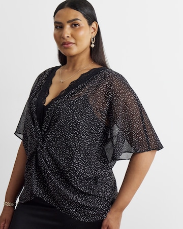 Joanna Hope Knot Front Blouse