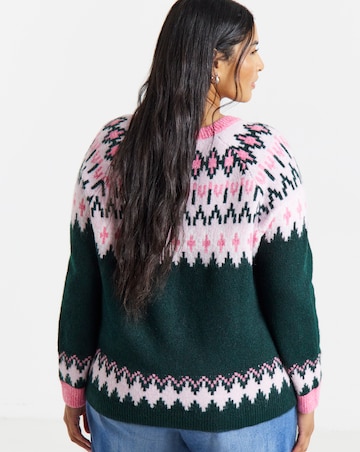 Diamante Fair Isle Jumper