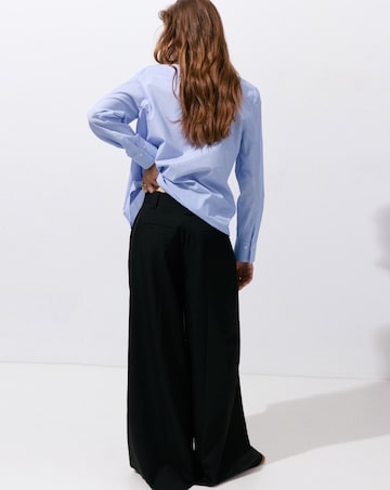 Mango Cotton And Lyocell Blend Straight Shirt