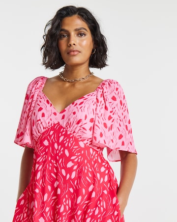 Twisted Wunder Chiffon Maxi Dress