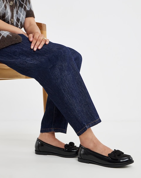 New In - Bow Detail Flat Shoe Extra Wide