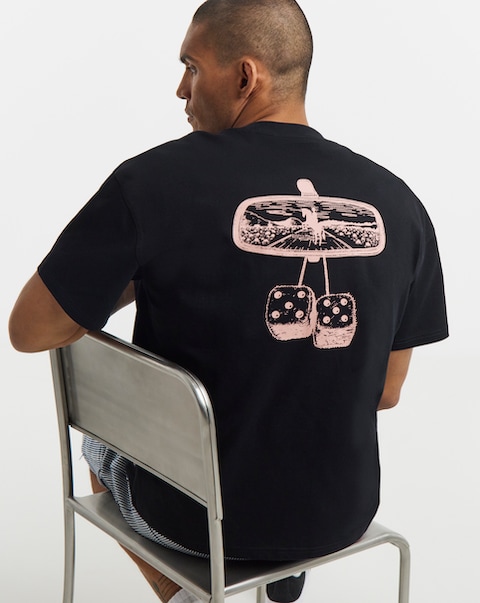 Dickies Short Sleeve Polk Back Graphic T-Shirt - Black