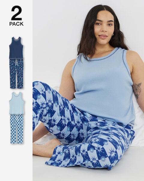 Pretty Secrets 2 Pack Celestial Pyjama Sets