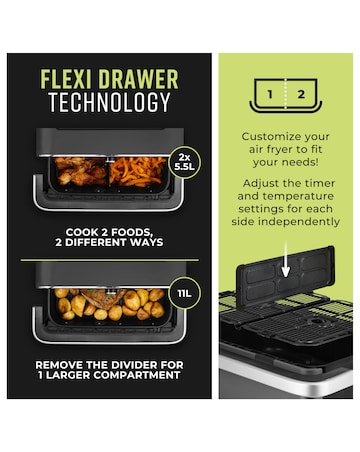 Tower Elite 11L Flexi Draw Air Fryer