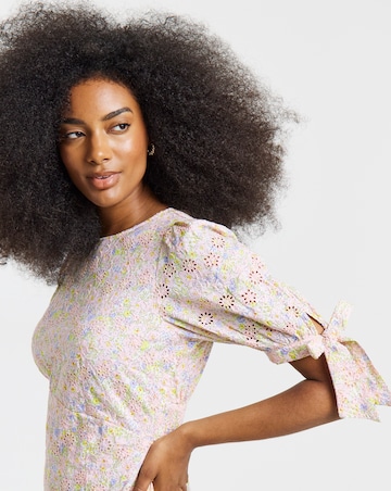 Nobody's Child Esme Broderie Midi Dress