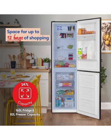 RUSSELL HOBBS 50/50 FRIDGE FREEZER W/ WD