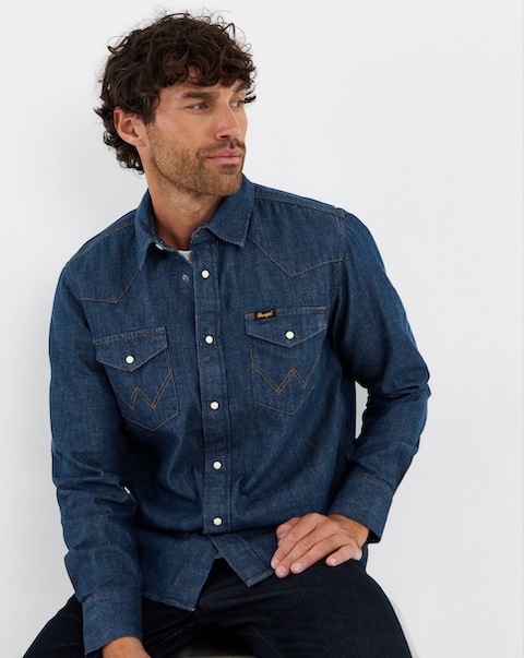 New In - Wrangler Western Shirt - Caroline Creek