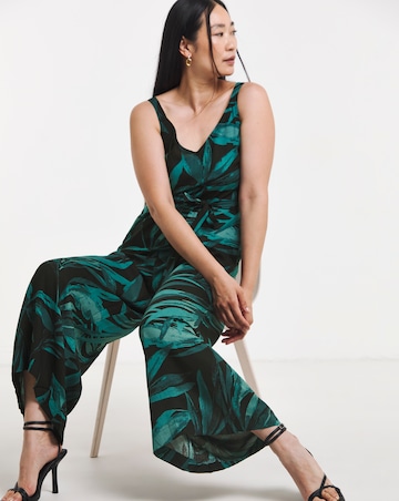 Wide Leg Strappy Jumpsuit