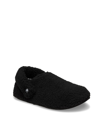 Croc Black Classic Cozzzy Slipper - Standard Fit