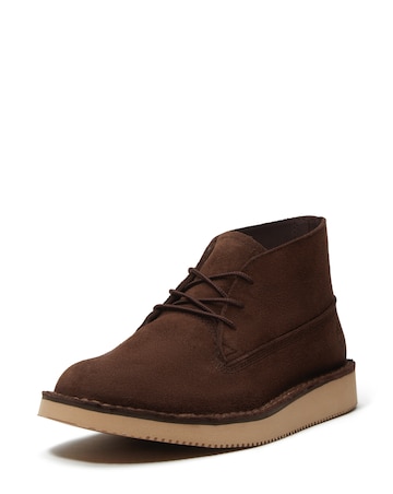 Timberland Millcraft Suede Mid Lace Up Boot - Dark Brown