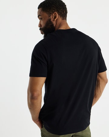Jack & Jones Gradient Graphic T-Shirt 2 Pack - Black/White