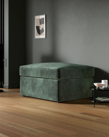 Jay-Be Luxe Velvet Footstool Bed with Comfort Mattress