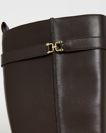 Wendy Knee High Block Heel Boots - Extra Wide Fit (EEE) & Super Curvy Calf
