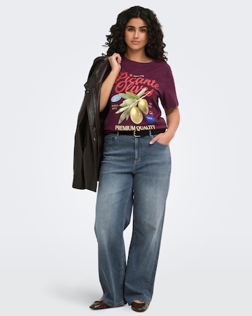 ONLY OLIVE PRINTED T-SHIRT