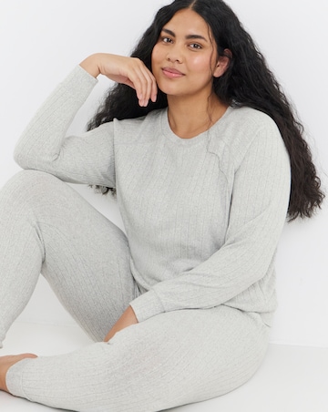 Figleaves Soft Rib Lounge Set