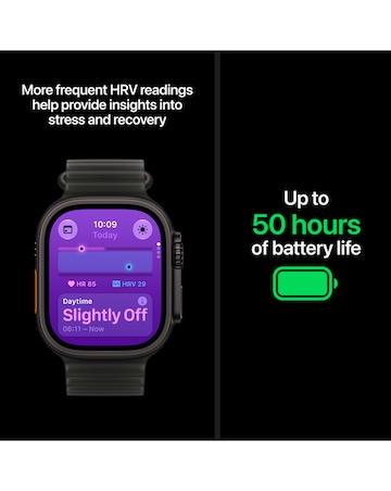 Apple Watch Ultra 4 GPS + Cellular 49mm - Black Titanium/Translucent Black Band