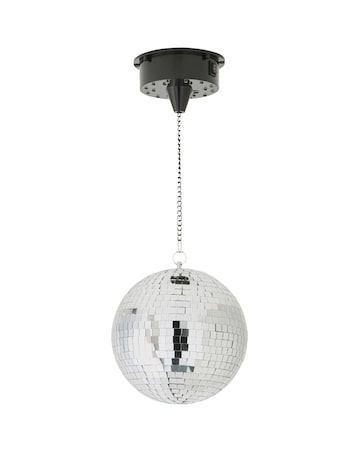 ValueLights Novelty Rotating Battery Operated Disco Ball Ceiling Light