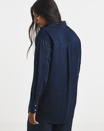 Simply Be Indigo Ultimate Denim Shirt
