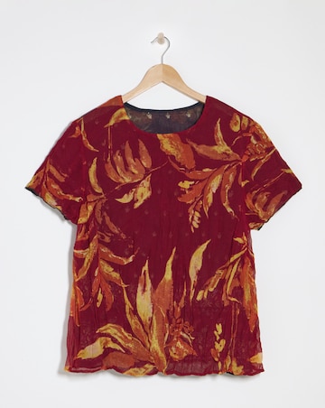 Julipa Reversible Crinkle Top