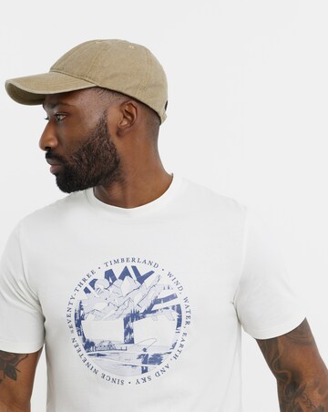 Timberland Tree Logo Lake House Graphic Tee