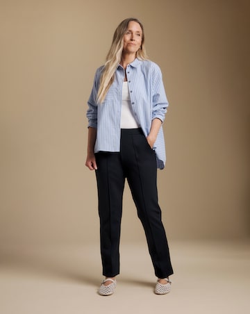 Slimma Comfort Fit Navy Trouser Regular