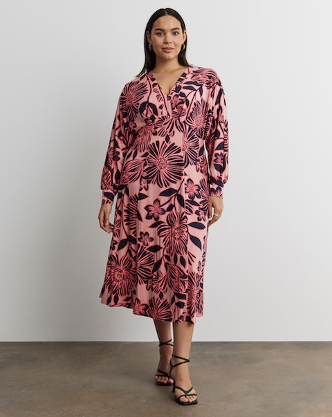Joanna Hope Empire Jersey Midi Dress