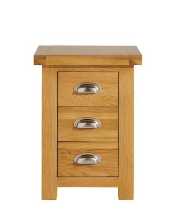 Woburn Small 3 Drawer Bedside Table