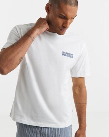 Dickies Short Sleeve Plain City Back Graphic T-Shirt - White