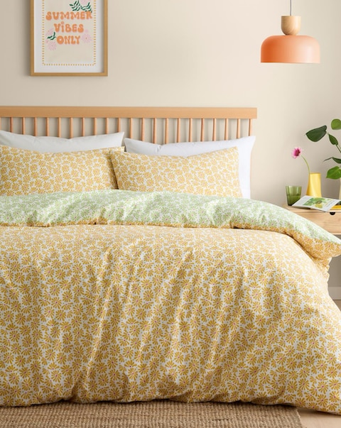 Fusion Retro Daisy Floral Duvet Cover Set