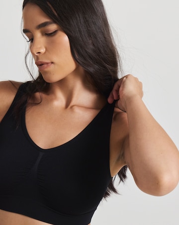 Pretty Secrets (3 Pack) Comfort Tops (Fits Up To D) Black