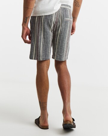 Textured Stripe Co-ord Short