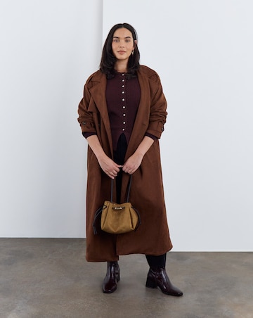 Button Through Cinched Cardigan