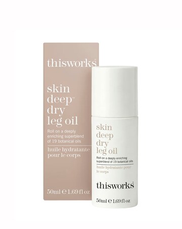 This Works Skin Dry Leg Oil Roller 50ml
