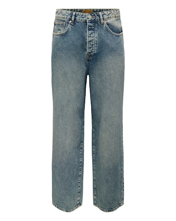 Only & Sons Remi Wide Fit Jeans - Medium Blue Denim