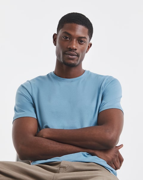 Pure Cotton Crew Neck T-Shirt Long
