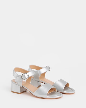 Robin Two Part Block Heel Sandals - Extra Wide Fit (EEE)