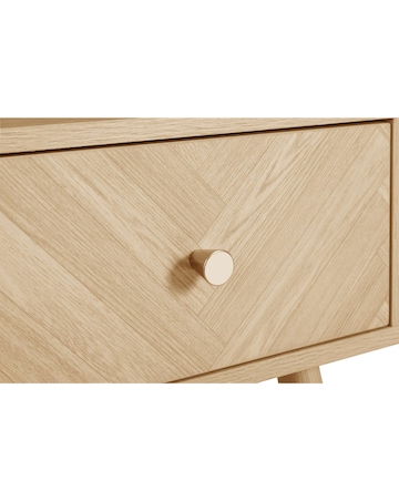 Herringford 1 Drawer Bedside Table